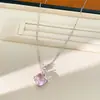 Elegante y Único Collar de Flor de Zirconia y Diamante, Cadena para Clavícula de Lujo Ligero de Nicho de Gama Alta, Conjunto de Joyería Versátil para el Día a Día
