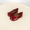 Novidade Primavera e Outono 2026 Sapatos Mary Jane Slip-On de Couro Estilo Coreano para Meninas com Solas Macias e Laço Sapatos de Ballet Princesa