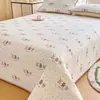 Funda de Cama de Algodón Clase A Juego de Tres Piezas Ropa de Cama de Algodón para el Hogar Sábana de Algodón Tatami Individual Pieza Única Cama Individual Kang Individual Textil para el Hogar Nantong