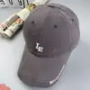 Gorra de Béisbol Bordada con Letra R para Mujer, Nueva de Verano Transpirable Suave Superior Coreana Versátil Ins Moderna de Color Sólido Gorra de Pico para Hombre