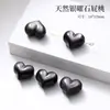 Obsidiana Plateada Natural Gato Sin Rostro Accesorios Nuevo Estilo Chino Pulseras Collares Accesorios Accesorios para Joyería DIY Piezas Talladas Mayoreo