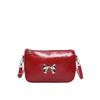 Bolso de hombro de moda popular de este año con lazo coreano de cuero aceitado para mujer 2024 invierno nuevo bolso bandolera para ir al trabajo