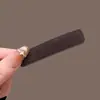 Pinza de Pelo Vintage Afelpada para Mujer, Pinza para Flequillo de Frente, Pinza para Flequillo Lateral, Pinza para la Parte Trasera de la Cabeza, Pinza Bb, Horquilla Recta Elegante Accesorio para el Cabello