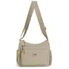 Ligero Primavera Nuevo 2026 Moda Multibolsillo Práctico Casual Versátil Resistente al Agua Bolso de Hombro Cruzado Tela de Nylon