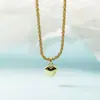 Colar Coração Sólido Brilhante com Gipsofila Super Brilhante Fashionável Versátil Simples Estilo Coreano Colar Coração de Pêssego 2021 Tendência