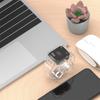 Correa de repuesto transparente Glaciar para Apple iWatch 8 SE con funda protectora, nueva Creative 10S9 generación 7