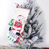 Calcetines navideños Calcetines navideños colgante de bolsa de regalo bolsa de dulces para niños calcetines de dibujos animados de tamaño pequeño decoraciones de bolsa de regalo