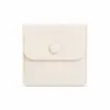 2026 Bolsa de Joyería Retro de Gamuza con Broche Bolsita de Terciopelo Espeso con Tapa abatible para Anillos, Pulseras y Bolsa de Almacenamiento para Protección de Joyería