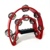 Anillos de Tambor de Flor de Plástico de Doble Capa al por Mayor Instrumentos Musicales de Educación Temprana Orff Plástico Soportes de Enseñanza de Educación Temprana Campanas de Mano de Doble Fila Ktv