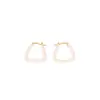 Aretes Clásicos Cuadrados Geométricos con Goteo de Aceite, Simples y de Moda, de Alta Gama y Versátiles, Aretes Elegantes para Mujer, Aretes Frescos y Dulces