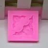 Herramientas para hornear DIY Qikai molde europeo de relieve para pastel, chocolate, fondant, molde de arcilla de silicona líquida