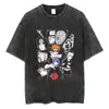 Camiseta Streetwear Harajuku para Hombre Hip Hop Anime Japonés 2024
