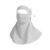 Mascarilla facial de protección solar de verano para mujer, protección UV de cara completa para conducir y andar en bicicleta, facekini con protección para el cuello, mascarilla de seda de hielo, velo parasol
