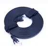 Cable de Red Plano Gigabit Categoría 6 Cat6 Cableado para Decoración del Hogar Cable de Red de Alta Velocidad Jumper 5m Certificado Ul Fluke