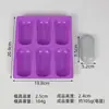 6 moldes de silicone para sabonete oval irregular e uniforme DIY sabonete de óleo essencial sabonete artesanal moldado espessado para exportação não deforma