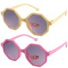 Óculos de sol infantis de diamante poligonal, óculos de sol coreanos para crianças, óculos de sol de verão, atacado para meninos e meninas