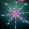 Lustre de Fibra Óptica Lâmpada Decorativa Luminária de Chão Tendência para Exterior Bar Lâmpada de Ambiente Lâmpada de Água-Viva que Muda de Cor