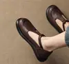 Zapatos Planos Retro Cómodos para Mujer, Nuevos Zapatos de Cuero con Suela Gruesa para Primavera y Otoño 2026, Muy Elegantes y Perfectos para Combinar con Faldas