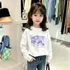 Suéter Redondo de Dibujos Animados para Bebé Niña 2026 Otoño Camiseta Casual Top Camiseta de Manga Larga para Niña Pequeña