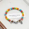 Pulsera de Cerámica de Jingdezhen, Regalo de Estilo Chino Tradicional, Tejida a Mano, Fresca y Versátil para Niñas, Nueva Pulsera de Hilo de Cerámica Estilo Chino
