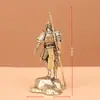 Novo Ornamento Vara Dourada de Wukong de Mito Negro para Mesa de Escritório e Sala de Estar, Modelo Realista de Sun Wukong Artesanato em Latão