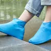Cubrezapatos Gruesos Impermeables para Día Lluvioso, Antideslizantes y Resistentes al Desgaste, Cubrezapatos Portátiles a Prueba de Lluvia para Adultos y Hombres, Ligeros