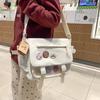Bolsa mensageiro transfronteiriça feminina estudante universitária bolsa mensageiro japonesa Harajuku grande capacidade campus aula lazer mochila bolsa de ombro