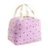 Bolsa para el almuerzo de pana, bolsa de almuerzo, lonchera aislada, gran capacidad, enfriador térmico para el trabajo, picnic, viajes