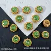 Nova caixa mágica quadrada de renda de cristal cravejada de diamantes anel de ovo de pombo face pulseira de miçangas DIY colar contas espaçadoras acessórios