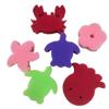 Esponja de procesamiento con forma especial para perforar y absorber aceite animal, esponja blanca con forma de tortuga para filtro de piscina.