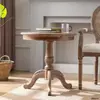 Sillón Retro Estilo Americano, Estudio Fotográfico Pastoral, Silla de Comedor de Madera Maciza Estilo Europeo, Malla de Ratán Estilo Campestre Francés, Antiguo Vintage