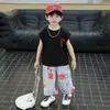 Conjunto de Verano para Niños Pantalones Largos 2026 Nuevo Elegante de Moda Ropa de Verano para Bebés Conjunto de Dos Piezas sin Mangas para Niños de Moda