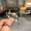 Pulsera de Gatito Ángel Hello Kitty Pulsera de Estudiante de Alto Valor Empuje y Tire Sólido Cumpleaños