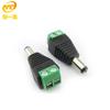 Conectores BNC\RCA\DC macho e fêmea, plugue sem soldagem, monitoramento de energia, terminal verde, cabeça DC
