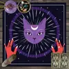 Mantel de Mesa para Tarot con Estampado de Animales, Mantel del Árbol de la Vida, Mantel Decorativo para Juego de Cartas Misterio de Asesinato Basado en Guion, Tela para Cartas de Tarot