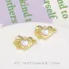 Colgante Sencillo de Aleación Cola de Pez Luna Corazón de Estrella Concha Aleación Incrustada con Diamantes Materiales para Accesorios de Joyería Hechos a Mano DIY