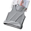 Chaleco térmico con forro polar del fabricante original para hombre, adecuado para primavera, otoño e invierno, camiseta interior sin mangas de ajuste ceñido