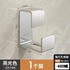 Gancho de Acero Inoxidable para Lavabo Sin Perforaciones Estante de Almacenamiento para Inodoro Colgante de Pared Gancho Adhesivo Estante de Almacenamiento para Lavabo de Baño Gancho para Lavabo