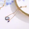 Aliexpress Mais Vendido Pulseira Personalizada Olho de Diabo Brilhante com Diamante Estilo Étnico Transfronteiriço Europeu e Americano Joia
