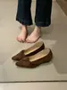 Sapatos Femininos Scarpin Plataforma Veludo Vermelho 2026 Nova Coleção Primavera/Outono Francês Salto Médio Bico Fino Sapatos para o Dia a Dia
