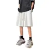 Moda Callejera Juvenil Estilo Hong Kong Verano Transfronterizo Pantalones Cortos para Hombre Transpirables Onda de Agua Holgados de Secado Rápido Casual Pantalones de Cinco Puntos