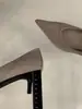 Zapatos de Gamuza de Tacón Alto Puntiagudos para Mujer, Nuevo Verano 2026 Estilo Francés, Elegantes Zapatos Negros de Trabajo que Combinan Bien con Faldas
