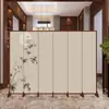 Biombo Plegable Móvil Moderno Sencillo Nuevo Estilo Chino Divisor de Espacios Oficina Sala de Estar Comedor Hotel Sala de Té Vestíbulo