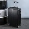 Maleta de Equipaje Hombres y Mujeres 20 pulgadas Pequeña con Ruedas Giratorias Estuche de Cuero 24 pulgadas Estudiante Universitario Viaje Caja con Contraseña 28 pulgadas