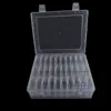 Caixa de Armazenamento de Miçangas Perler Transparente com 30 Compartimentos Conjunto de Caixas Grande Capacidade Caixa Organizadora Dividida Plástico Multifuncional Caixa de Armazenamento à Prova de Poeira