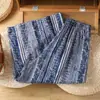 Pantalones Anchos de Algodón y Lino con Estampado Artístico de Verano 2026, Pantalones Casuales Rectos Finos de Talla Grande para Mujer, Pantalones de Largo Tres Cuartos