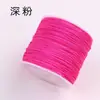 Não. 72 Fio de Jade Fio Ab Fio Taiwan 0,8mm Fio para Joias Fio para Tecelagem Manual Pingente de Fio Vermelho Pulseira Colar Cordão