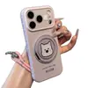Funda de teléfono para cachorro West Highland adecuada para Apple 17 Pro Max, iPhone 16, Huawei, con ventana en forma de corazón funda suave