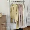 Conjunto de Pijama de Manga Larga, Pantalones Largos y Cárdigan de Color Sólido Estilo Coreano para Mujer, Ropa de Casa Holgada y Casual de Mezcla de Algodón, Nuevo para Primavera y Otoño