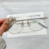Gafas Rectangulares Ultraligeras de Titanio Puro Sin Montura para Mujer, Se Pueden Personalizar con Lentes Graduados, Sensación de Alta Gama, Aspecto Puro y Natural, Gafas Sin Montura
